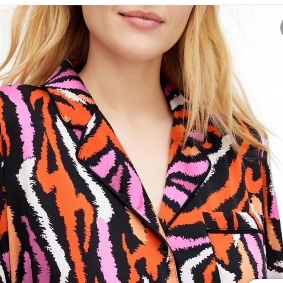 Diane Von Furstenberg X Target Long Sleeve Pajama Top 1X NWOT - Picture 1 of 5